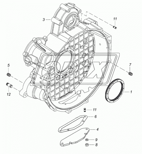 7406.1002312-20 Картер маховика